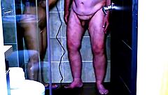 Watch Huge Cock Gape Shaved Pussy Before Ball Kicking Assault