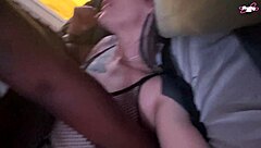 Homemade interracial group fuck with choking gagging and sloppy blowjobs!
