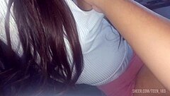 Skinny Latina Teen Begs for Anal While I Grope Her Tits!