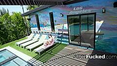 babysitter sneaks inside house but gets caught red-handed