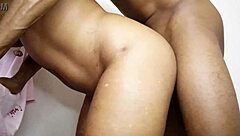 Big Black Cock Plunges Deep Into Dripping Wet Ebony Pussy At Work