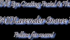 How far can this goth babe's throat go before facial explosion?