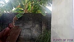 HOT AFRICAN OUTDOOR SEX WITH BIG BLACK COCK Doggystyle!