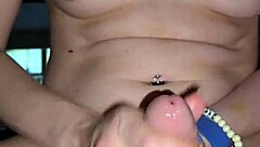 she rides his thick dick until squirting all over his body