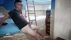 stepdaughter sneaks fuck with stepdad before boyfriend date bedroom