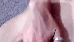 Watch this latin wife undress solo showing natural tits and hard nipples?