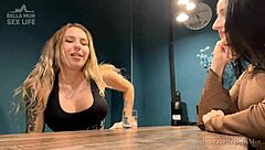 My Sex Life: Turning Shy Eva Tender into Naughty Lesbian Licker in Bathroom and Pool.