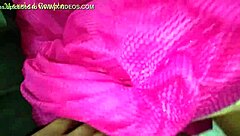 Village auntie pussy fucked hard then cumshot blasts her huge tits!