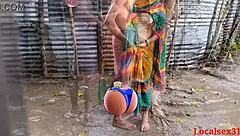 WOW Raini the sexy Bengali bride gets outdoor hardcore bang by friend's big cock!