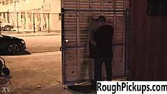 he picks her up for the most extreme rough ass pounding