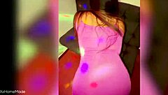 latin girl dances hot in nightclub then hooks up with stranger for fun