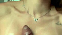 damn green-eyed sister-in-law made me explode all over her juicy natural tits creampie style 😩💦