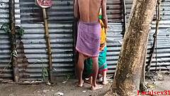 WOW Raini the sexy Bengali bride gets outdoor hardcore bang by friend's big cock!