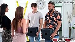 i unwrap surprise halloween box revealing horny big tits teen stepsister sky wonderland ready for group fun