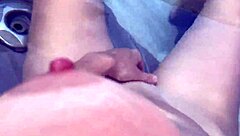 Artemisia Love fingers her big tits milf pussy naked in outdoor jacuzzi legs POV