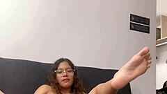 horny little 18 year old petite cutie masturbates her juicy pussy