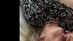 my chubby milf wife blows me pov swallows every drop and cums hard