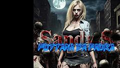 italian milf cosplay horror parody: sandys sings puttana da paura in erotic blowjob scene