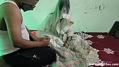 Skinny Indian wife gets her shaved pussy hammered hard by hubby