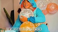 that cute skinny slut fingers herself in cosplay webcam chat