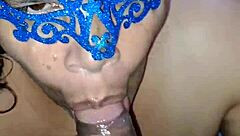 she's a fat puta peluda worshipping ass while her cuckold watches her get fucked homemade