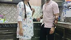 desi jija sali kitchen romance turns hardcore 😈 dirty hindi talk 💦