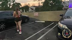 taylor blake deepthroats rome majors' cock in car!