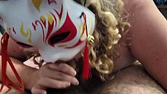 chubby fox gives her man a loving homemade blowjob and ride