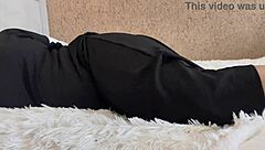 Young arab teen 18+ spends her day comfortably without panties