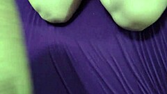 chubby fox gives her man a loving homemade blowjob and ride