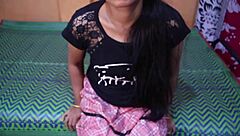 hot indian girlfriend's big boobs bounce in rough viral fuck