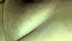 after long day she vibes hairy pussy with toy