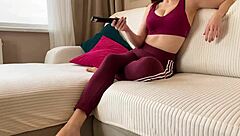 my friend's hot russian stepmom rides my cock to prove her skills