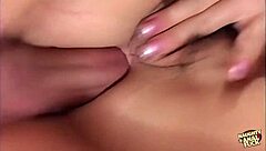 curvy brunette deepthroats anal in steamy bathroom 🔥🍑