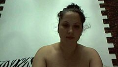 thick milf flaunts her perfect huge tits up close