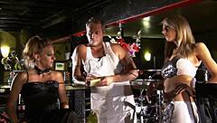 Girls Go Wild in Bisexual Gangbang Licking and Fucking!