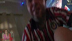 dude the cuck didn't even notice i took so long at the gym came back with a pussy creampie surprise for him to clean up