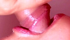 japanese babe sucks cock up close then swallows cum 😍 uncensored blowjob