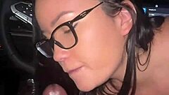 hot asian slut hitches ride then fucks uber driver bareback raw