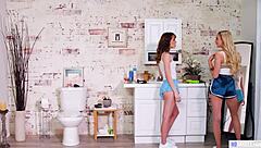 lily larimar and aliya brynn crave licking wet pussies together