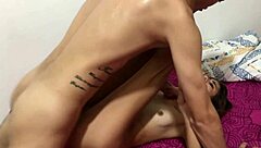 sexy skinny colombian craves wild sex loves my huge cock deep inside