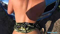 public agent films busty milf in outdoor encounter