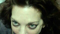 Raven's Sexy Lips Wrap Around Cock for Juicy Oral Cumshot Creampie