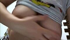 thick milf flaunts her perfect huge tits up close