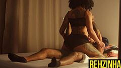 Sneak into coworker's hotel room with Rehzinha to unwind