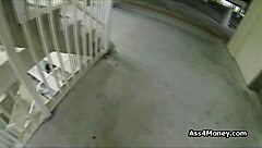 mall parking lot flashing turns into spicy teen fun