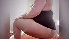 Mesmerizing bbw goddess milf teases body with cock worship
