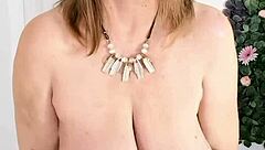 granny mariaold you horny with those huge tits fingering to shaved pussy orgasm?