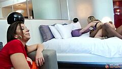 hey sara jay and carmen valentina sharing that huge rod sounds fun right?