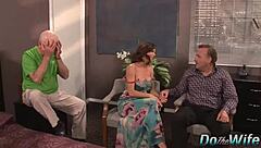 busty veronica avluv moans as stranger dicks her pussy while hubby watches